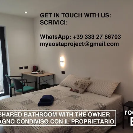 Alloggio in famiglia Shared Bathroom - Myaostaproject Aosta